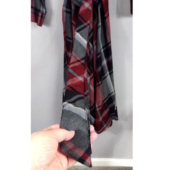 Soft Surroundings 1X Red Plaid Gayle Tartan Dress - Picture 3 of 12